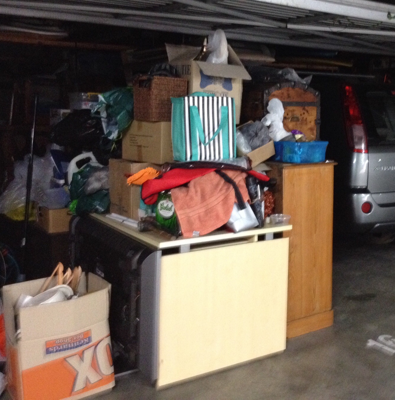 When everything but the car is parked in your garage, a crash reorganization is in order.